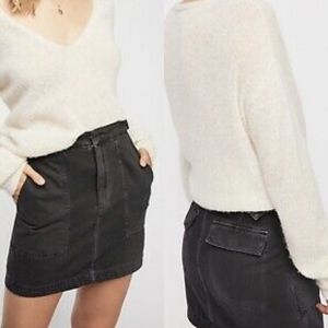 Free People Cargo Mini Skirt